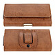 Avizar Étui Ceinture Smartphone Pochette Vintage Clip Porte-cartes Taille XXL - Marron Pochette Universelle Ceinture conçue pour Smartphones, Taille XXL.