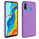 Avizar Coque Huawei P30 Lite Silicone Semi rigide Mat Finition Soft Touch violet Préserve efficacement votre smartphone contre les chocs et les rayures du quotidien.