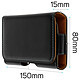 Acheter Avizar Etui ceinture rotatif 360° Smartphones : Longueur entre 141 mm et 150 mm - Noir