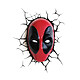 Marvel - Lampe 3D LED Deadpool Lampe 3D LED Marvel, modèle Deadpool.