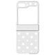 Avizar Coque pour Samsung Galaxy Z Flip 5 Rigide Motif Étoile  Blanc - Coque blanc de la série Star Case pour Samsung Galaxy Z Flip 5, alliant protection et style