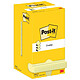 POST-IT Bloc-note adhésif Z-Notes, 76 x 76 mm, jaune Notes repositionnable