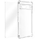 Avizar Coque pour Google Pixel 7a Coins Renforcés Antichoc + Verre Trempé 9H Transparent Pack de protection intégral 360° spécialement conçu pour Google Pixel 7a