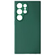 Avizar Coque pour Samsung Galaxy S24 Ultra Finition Mate Soft Touch Vert Foncé Protection fiable contre les rayures, les éraflures et les impacts