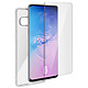 Avizar Coque Samsung Galaxy S10 Silicone Gel et Film Ecran Verre trempé transparent pas cher