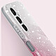 Avizar Coque pour Samsung Galaxy A05s Paillette Silicone Semi rigide Fin Blanc / Rose pas cher