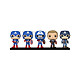 Marvel : Year of the Shield - Pack 5 figurines POP! Captain America: Through the Ages 9 cm Pack de 5 figurines POP! Marvel : Year of the Shield, modèle Captain America: Through the Ages 9 cm.