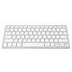 Avizar Clavier Bluetooth sans fil AZERTY Mécanisme à ciseaux Temps réponse 0.2s Blanc Clavier Bluetooth AZERTY afin d'écrire et travailler plus efficacement sur votre appareil.