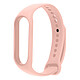 Avizar Bracelet pour Xiaomi Mi Band 5 / 6 / 7 Silicone Soft Touch Waterproof Rose Poudré - Bracelet en silicone Rose Pastel dédié spécifiquement pour votre montre Xiaomi Mi Band 5 / 6 / 7