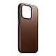 Nomad Coque Modern Cuir pour iPhone 15 Pro Marron pas cher