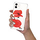 Evetane Coque iPhone 12 mini anti-choc souple angles renforcés transparente Motif Coquelicot pas cher