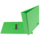 LIDERPAPEL Classeur 2 anneaux ronds 230x210x62mm carton rembordé pvc - Vert pistache Classeur à anneaux