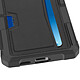 Avizar Coque pour Samsung Galaxy S24 Antichoc Coins Renforcés Porte-carte Noir pas cher