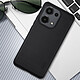 MOFI Coque Silicone pour Xiaomi Redmi Note 13 4G Effet Métal Brossé Carbone Noir pas cher