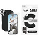 Panzer Glass Bundle de Protections pour iPhone 16 3-en-1 Ultra-Wide Fit Élégantes Noir transparent pas cher