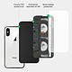 Acheter Evetane Coque en verre trempé iPhone Xs Max Cassette