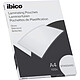 IBICO Boite de 100 Pochettes de Plastification Basics Standard A4 Brillante Pochette pour plastifieuse