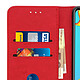 Avizar Etui folio Rouge Stand Vidéo pour Huawei P30 pas cher