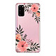 Evetane Coque Samsung Galaxy S20 360 intégrale transparente Motif Fleurs roses Tendance Coque Samsung Galaxy S20 360 intégrale transparente Fleurs roses Tendance