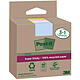 POST-IT Super Sticky Recycling Notes, 4x70 feuilles, 76 x 76 mm, coloré Notes repositionnable