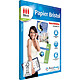 Micro Application - Pack papier bristol Micro Application A4 Le papier Bristol Recto Verso est doté d'un grammage élevé et d'un couchage spécial pour imprimer tout type de document en haute résolution.