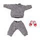 Original Character - Accessoires pour figurines Nendoroid Doll Outfit Set: Sweatshirt and Sweat Gris Accessoires Original Character pour figurines Nendoroid Doll Outfit Set: Sweatshirt and Sweatpants (Gray).