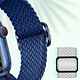 Avis Avizar Bracelet pour Apple Watch 41mm et 40mm et 38 mm Nylon Tressé Ajustable par Boucle Métallique  bleu