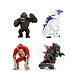 Godzilla - Pack 4 figurines Diecast Nano Metalfigs série 1 4 cm Pack de 4 figurines Diecast Godzilla Nano Metalfigs série 1 4 cm.