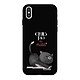 Evetane Coque iPhone X/ Xs Silicone Liquide Douce noir Chuis pas du matin Coque iPhone X/ Xs Silicone Liquide Douce noir Chuis pas du matin Ecriture Tendance et Design