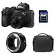 NIKON Z50 + Z 16-50 + Sac + Carte SD 8 Go + Adaptateur FTZ II PROMO GARANTIE 3 ans. MATERIEL PROVENANCE NIKON FRANCE. Emballage securisé de vos commandes. Livré avec Facture dont TVA.