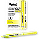 PENTEL Surligneur Handy-Line S Rétractable/Rechargeable Jaune x 12 Surligneur