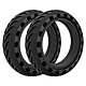 Made for Xiaomi 2x Pneus Alvéolés Made for Xiaomi M365, 1S, Essential, Pro, Pro 2, 3 et 3 Lite, Solid Tire X2  Noir 2x Pneus anti-crevaison 8,5'' pour trottinette Xiaomi M365, 1S, Essential, Pro, Pro 2, 3 et 3 Lite