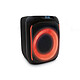 Mooov 477370 - Enceinte Party Cube sans fil avec effets lumineux - Noire et bleue pas cher