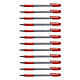 PILOT Stylo Bille BPS-GP à Capuchon Pointe Extra Large Rouge x 12 Stylo à bille