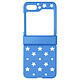 Avizar Coque pour Samsung Galaxy Z Flip 5 Rigide Motif Étoile  Bleu - Coque bleu de la série Star Case pour Samsung Galaxy Z Flip 5, alliant protection et style