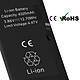 Acheter Clappio Batterie Decode Flex Version pour iPhone 14 Plus 4325mAh Noir