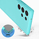 Avis Avizar Coque pour Samsung Galaxy S23 Ultra Silicone Semi-rigide Finition Douce au Toucher Fine  Turquoise