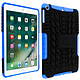 Avizar Coque iPad 5 / 6 / Air / 2018 Coque Antichocs renforcé + Support intégré Bleu Coque Ultra protection antichocs - Noir et Bleu