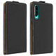 Avizar Etui Huawei P30 Housse Clapet Vertical Porte-carte Coque Silicone gel - Noir Étui à clapet vertical spécialement conçu pour Huawei P30