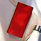 Acheter Avizar Housse pour Samsung Galaxy S23 Ultra Porte-carte Fonction Support Vidéo Clapet Magnétique  Rouge