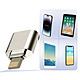 Acheter LinQ Lecteur Carte Micro-SD / TF vers Lightning Transfert Rapide Compact  Argent