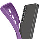 Avizar Coque pour Samsung Galaxy S24 FE Silicone Mat Bloc Caméra Protégé Violet pas cher