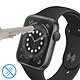 Avizar Film Apple Watch 44 mm Protège-écran Latex Flexible Anti-rayures Transparent pas cher