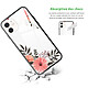 Avis Evetane Coque iPhone 12 Mini Coque Soft Touch Glossy Fleurs roses Design