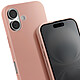 Acheter Avizar Coque Cordon Semi Rigide Soft touch pour iPhone 16 Plus Rose Champagne