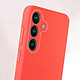 Avizar Coque pour Samsung Galaxy S24 Plus Semi-rigide Soft-touch Fast Cover Corail pas cher