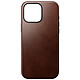 Nomad Coque pour iPhone 16 Pro Max Compatible MagSafe en Cuir Horween Marron Cette coque marron de marque NOMAD a été conçue pour s'ajuster précisément à un iPhone 16 Pro Max