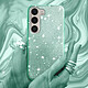 Avizar Coque Paillette pour Samsung Galaxy S23 Plus Hybride Semi-rigide  vert pas cher