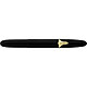 FISHER SPACE PEN Stylo-bille Pocket Classique Corps Noir Mat Navette Dorée Stylo à bille