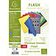 EXACOMPTA Paquet de 100 chemises FLASH 220 100% recyclé - 24x32cm - Couleurs assorties x 5 pas cher